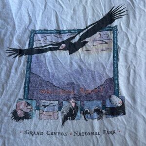 Gildan Cream T-Shirt with Eagle Graphic